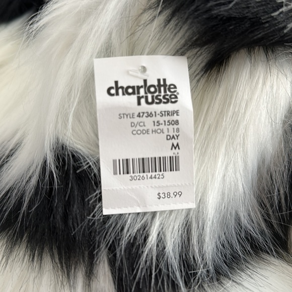 Black & White Fur Vest - Picture 5 of 5